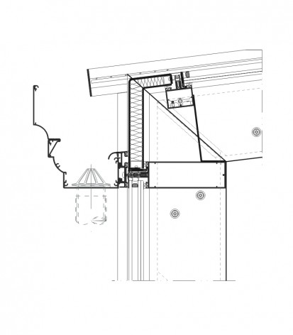 Luminator Veranda sectiune incrucisata Cortizo - Luminator veranda Sistem modular pentru luminatoare și verande