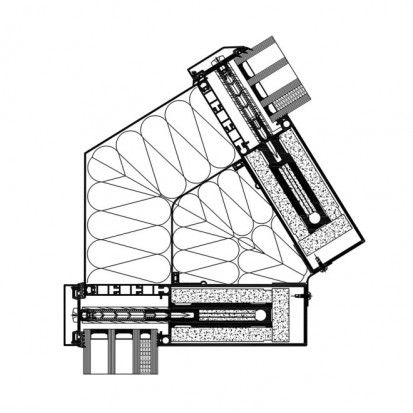 Sistem MC Fire Roof -  sectiune incrucisata  Aliplast - Fire Roof Sistem MC Fire Roof