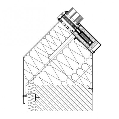 BATI-AL  Sistem MC Fire Roof -  sectiune incrucisata  - Luminatoare si accesorii pentru acoperis BATI-AL 