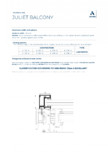 Balustrade metalice pentru cladiri de birouri sau rezidential  BATI-AL  - Juliet Balcony