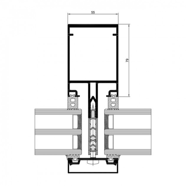 Schiță dimensiuni Sistem MC Wall