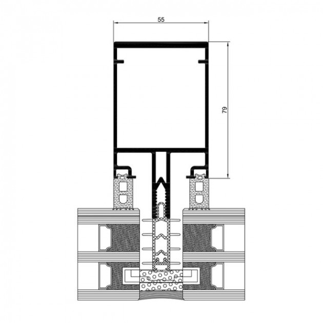 Schiță dimensiuni Sistem MC Glass