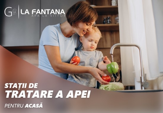 Sisteme pentru tratarea apei din foraj sau retea publica LA FANTANA