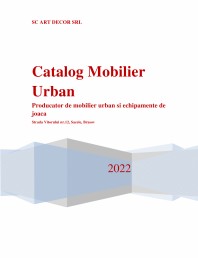 Catalog mobilier urban