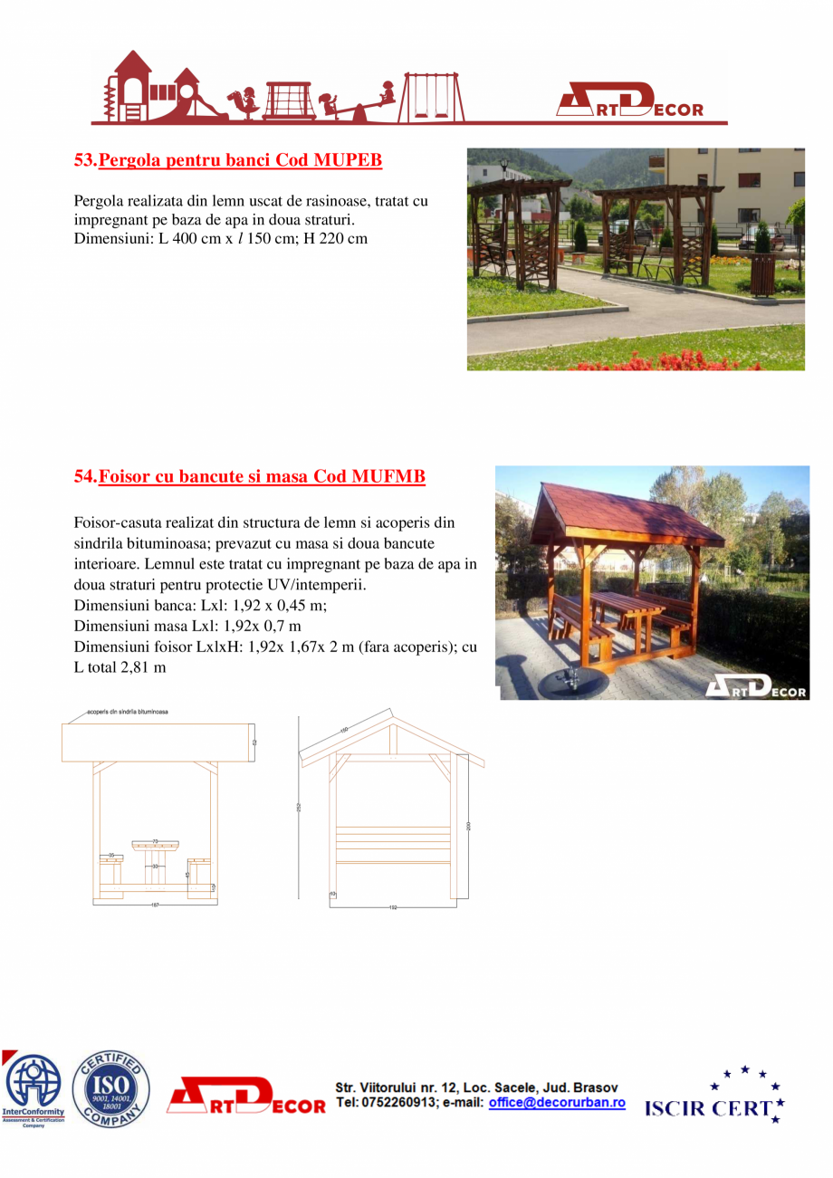 Pagina 29-Catalog mobilier urban ART DECOR Catalog, brosura Romana 