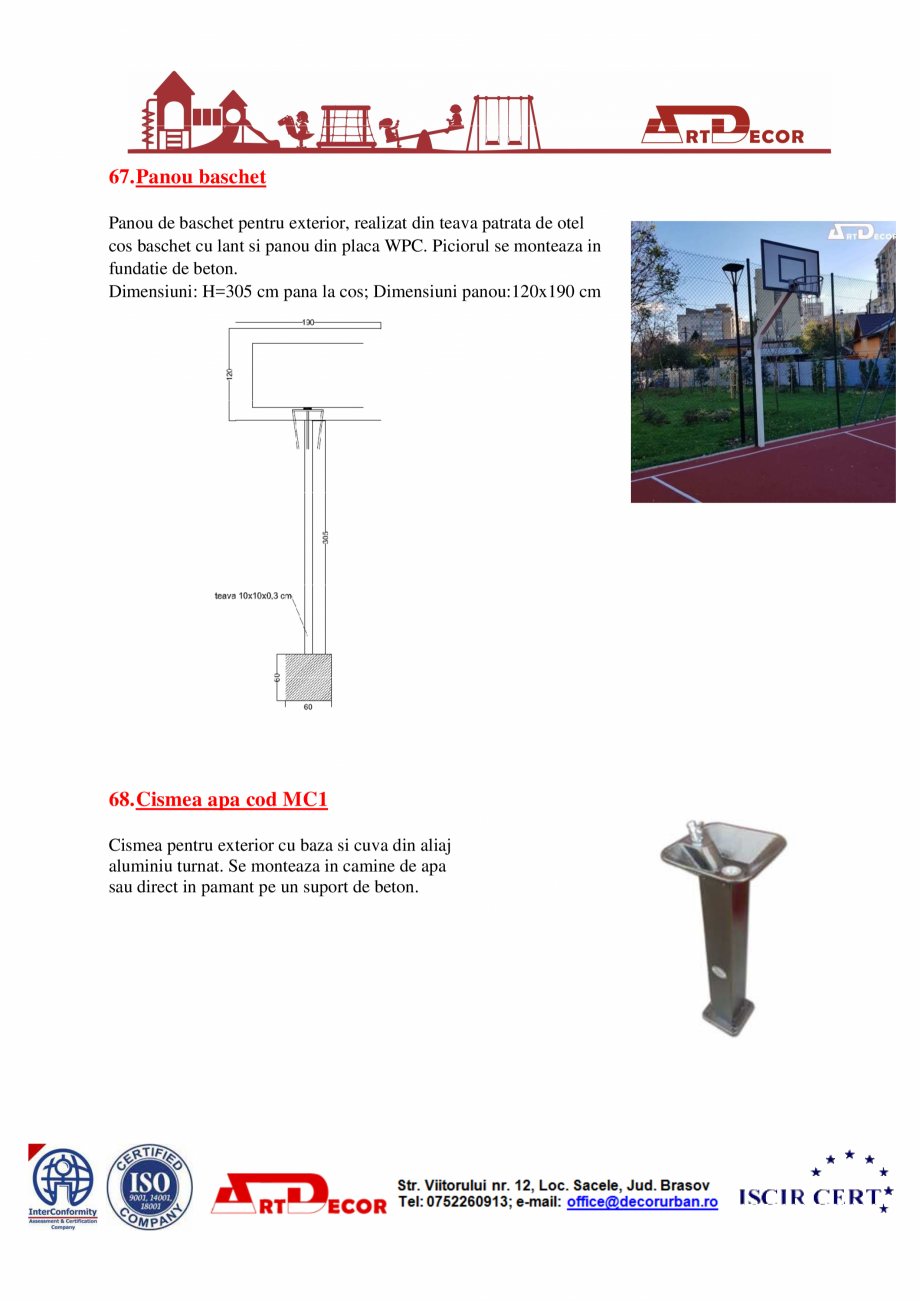 Pagina 36-Catalog mobilier urban ART DECOR Catalog, brosura Romana 