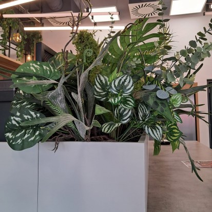 Amenajari spatii de birouri cu plante artificiale Amenajari spatii de birouri cu plante artificiale