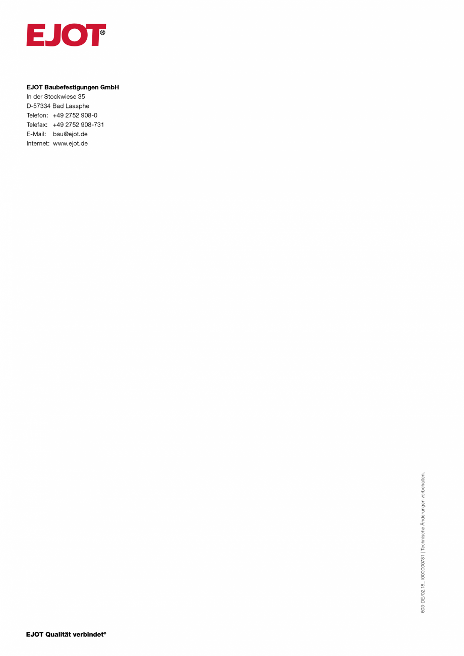 Pagina 8-Brosura ancora de fatada EJOT Iso-Bar Catalog, brosura Germana ll U-Scheibe Ø 44 mm mit Dichtung,...