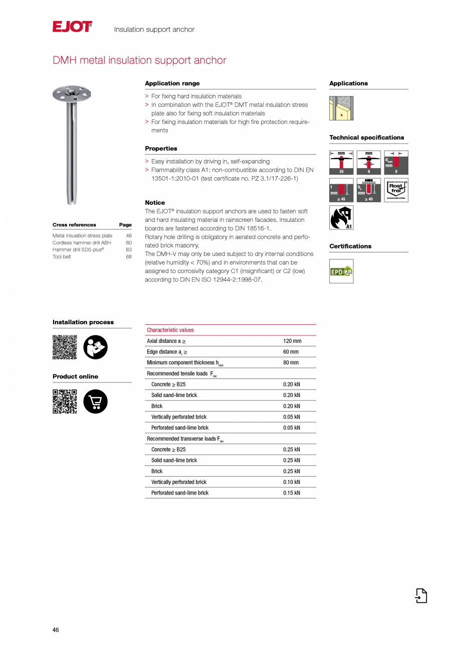 Pagina 46-Fațade cu paravan &icirc;mpotriva ploii EJOT Catalog, brosura Engleza g and simultaneous fastening ...