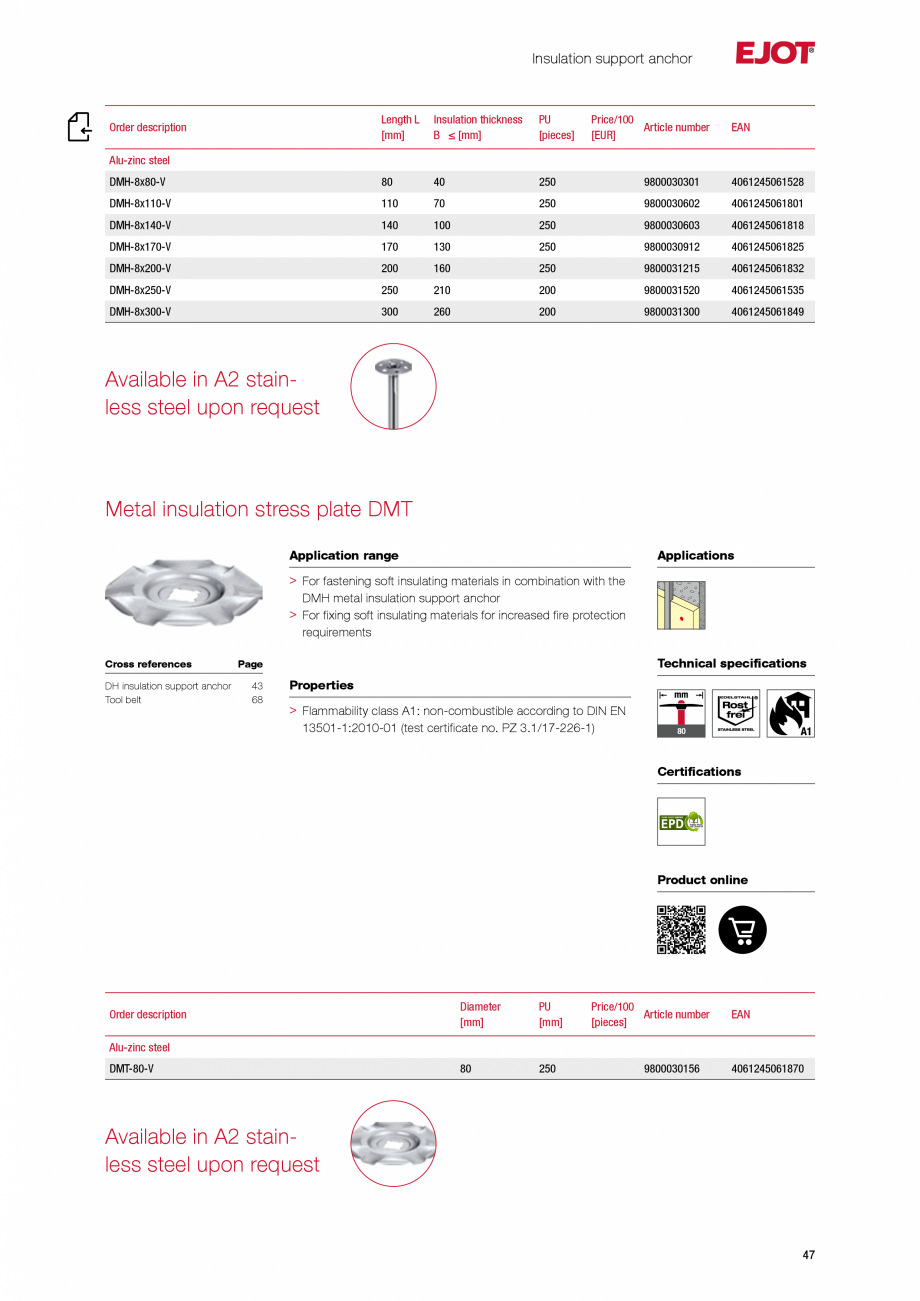 Pagina 47-Fațade cu paravan &icirc;mpotriva ploii EJOT Catalog, brosura Engleza T9-FR-2H-4.8

Order...