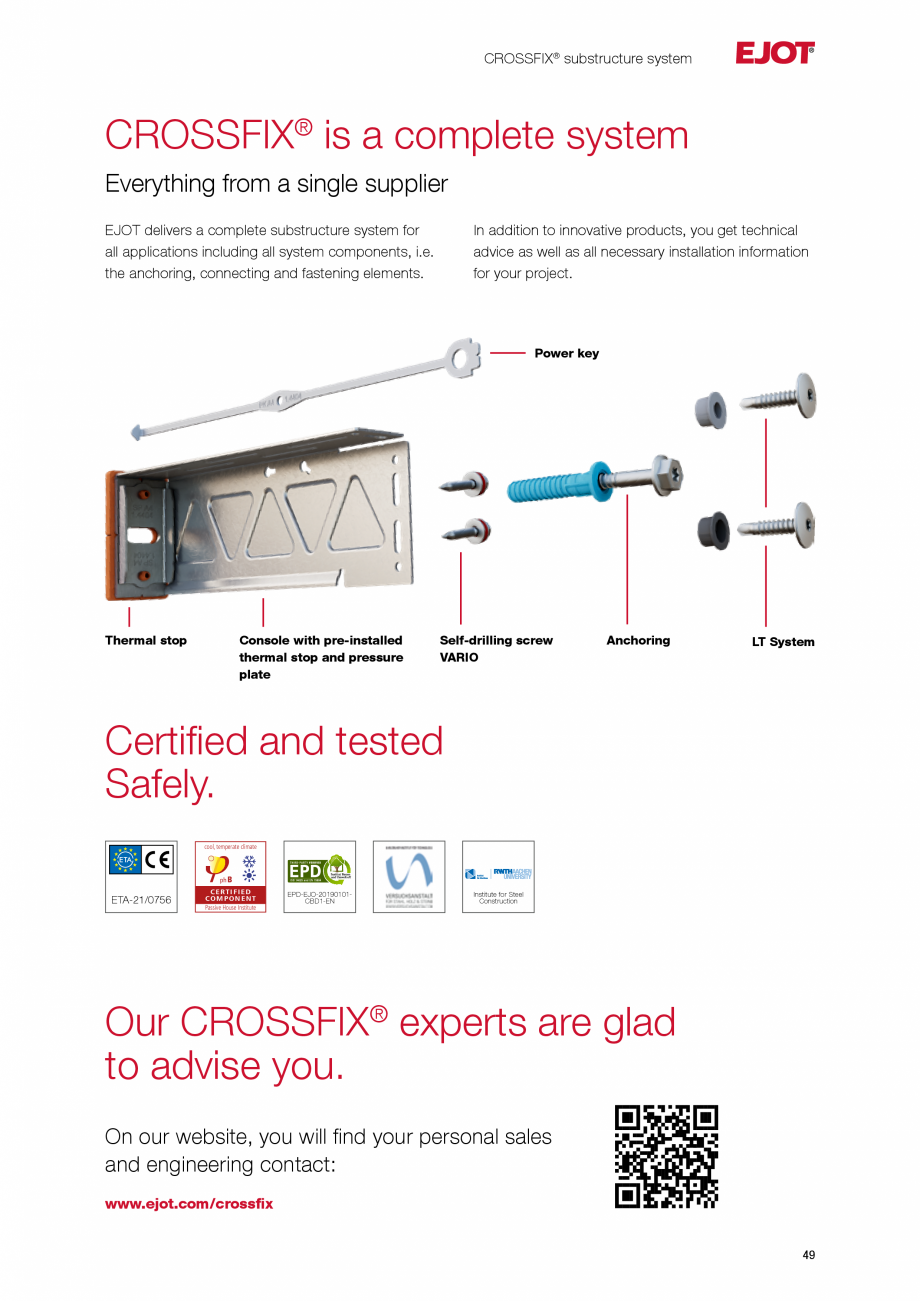 Pagina 49-Fațade cu paravan &icirc;mpotriva ploii EJOT Catalog, brosura Engleza et

42

Price/100
Article...