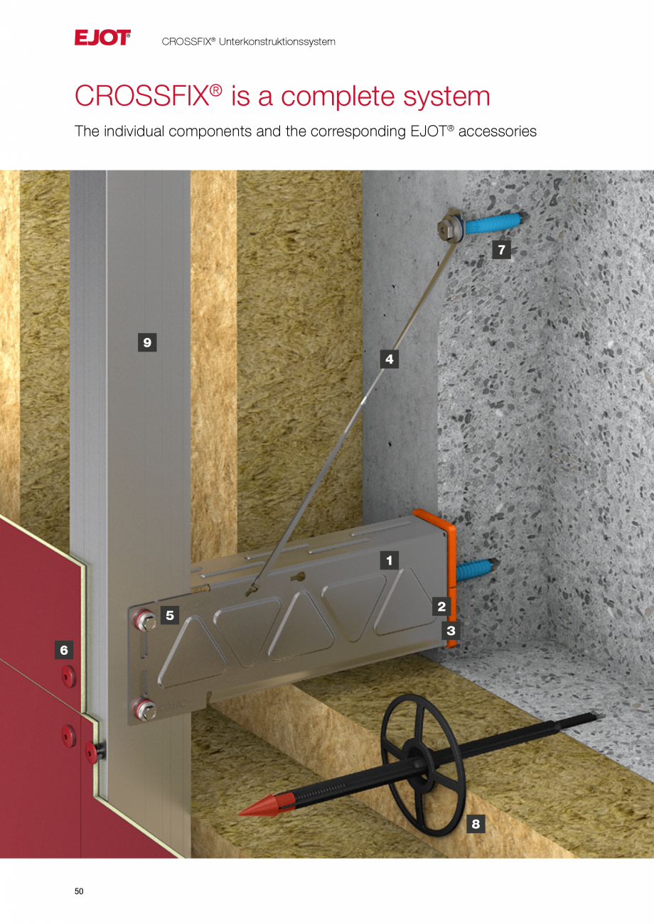 Pagina 50-Fațade cu paravan &icirc;mpotriva ploii EJOT Catalog, brosura Engleza  thick insulation boards
...