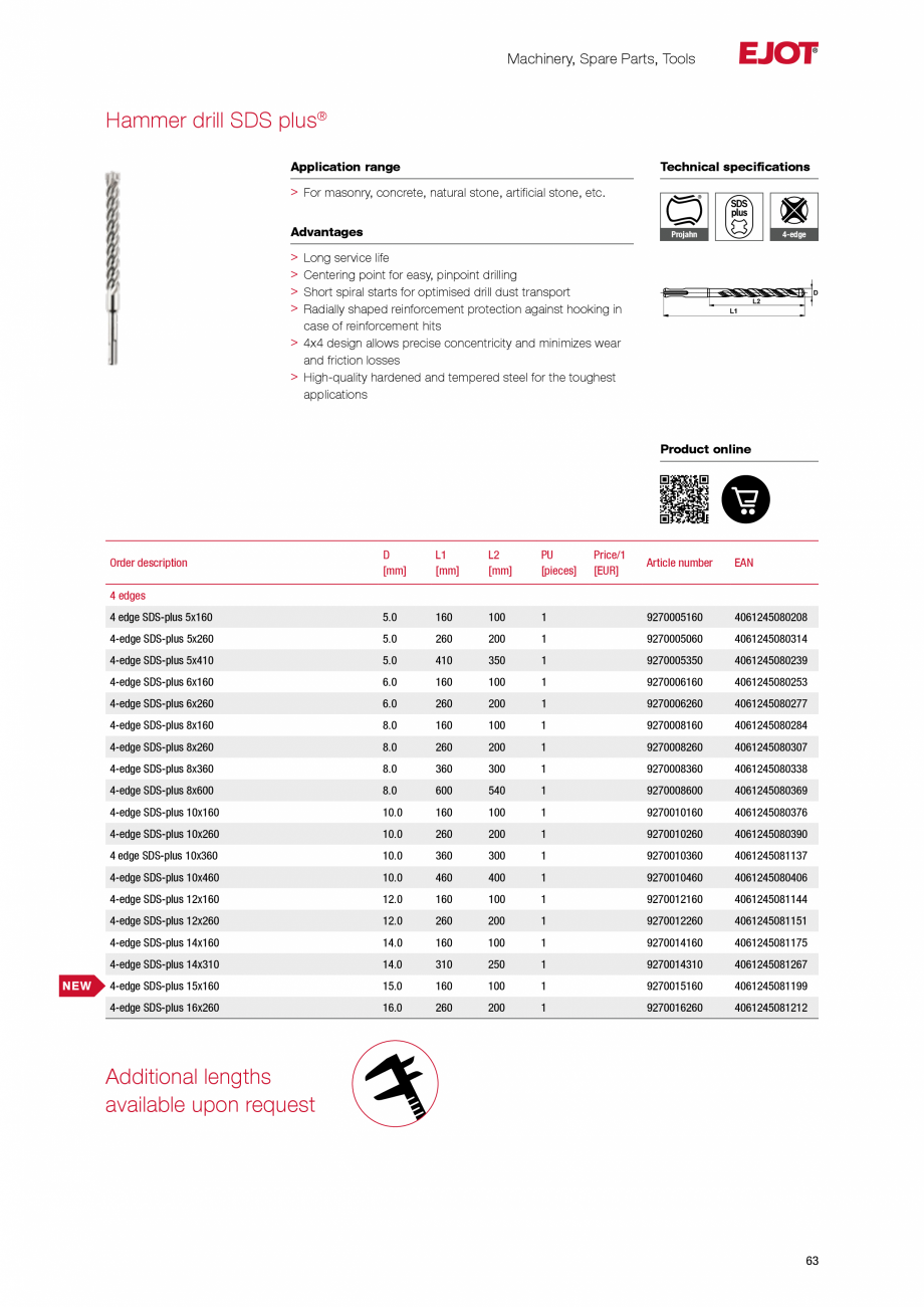 Pagina 63-Fațade cu paravan &icirc;mpotriva ploii EJOT Catalog, brosura Engleza  the CROSSFIX® substructure ...