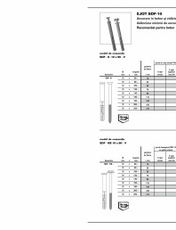 Ancora in beton si ziduri din caramida plina SDF-10