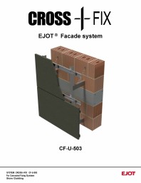 Consola de inox pentru fatade ventilate CF-U-503