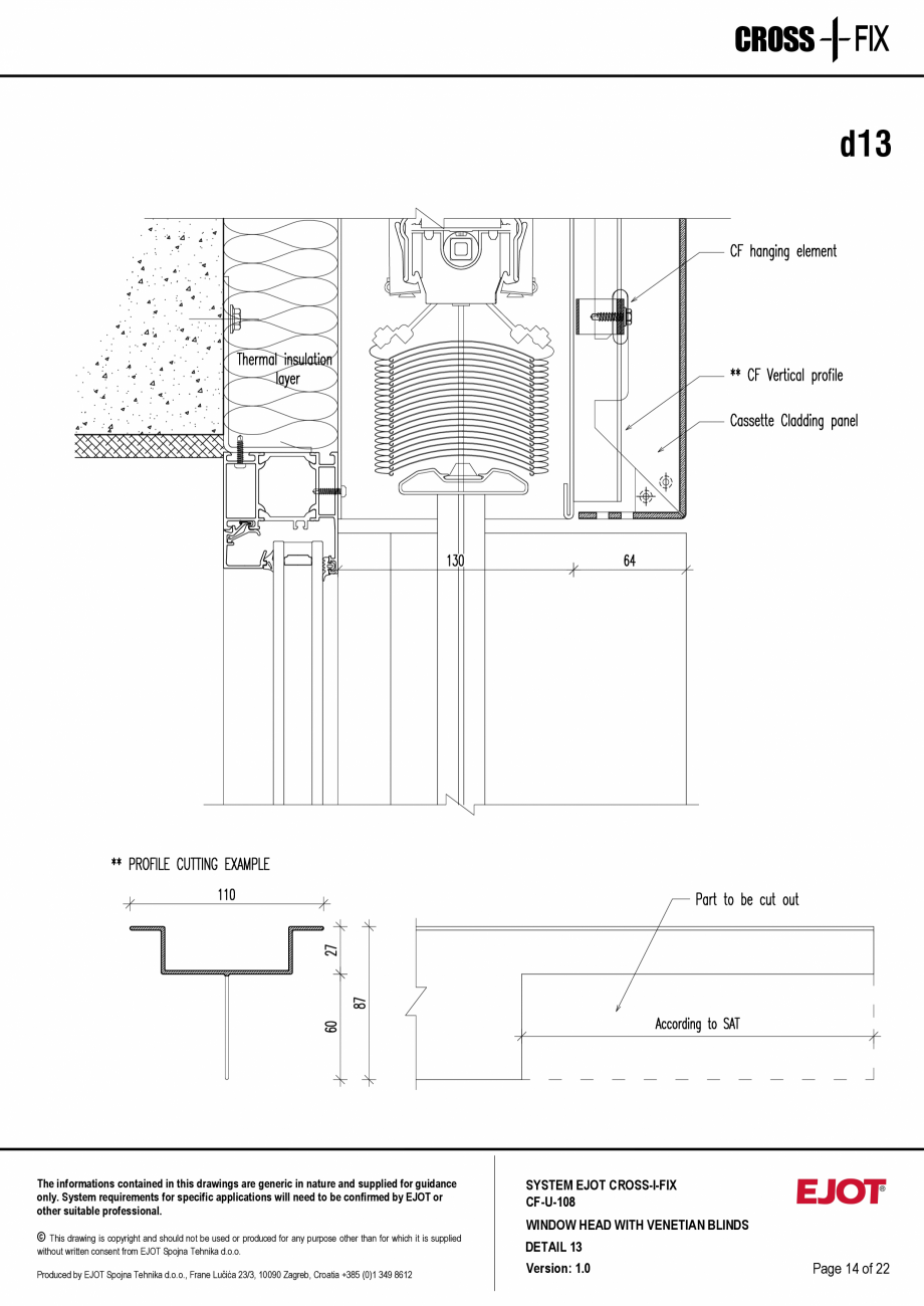 Pagina 15-Consola de inox pentru fatade ventilate CF-U-108 EJOT Crossfix&reg; Fisa tehnica Engleza s for...