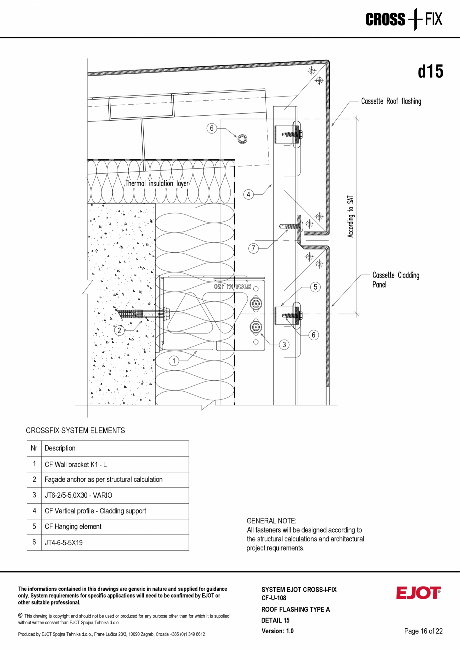 Pagina 17-Consola de inox pentru fatade ventilate CF-U-108 EJOT Crossfix&reg; Fisa tehnica Engleza o be...
