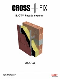 Consola de inox pentru fatade ventilate CF-S-101
