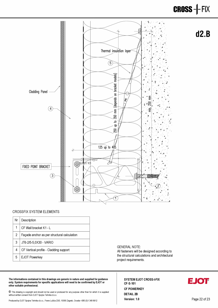 Pagina 23-Consola de inox pentru fatade ventilate CF-S-101 EJOT Crossfix&reg; Fisa tehnica Engleza 