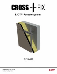 Consola de inox pentru fatade ventilate CF-U-300