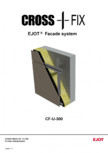 Consola de inox pentru fatade ventilate CF-U-300 EJOT - Crossfix&reg;