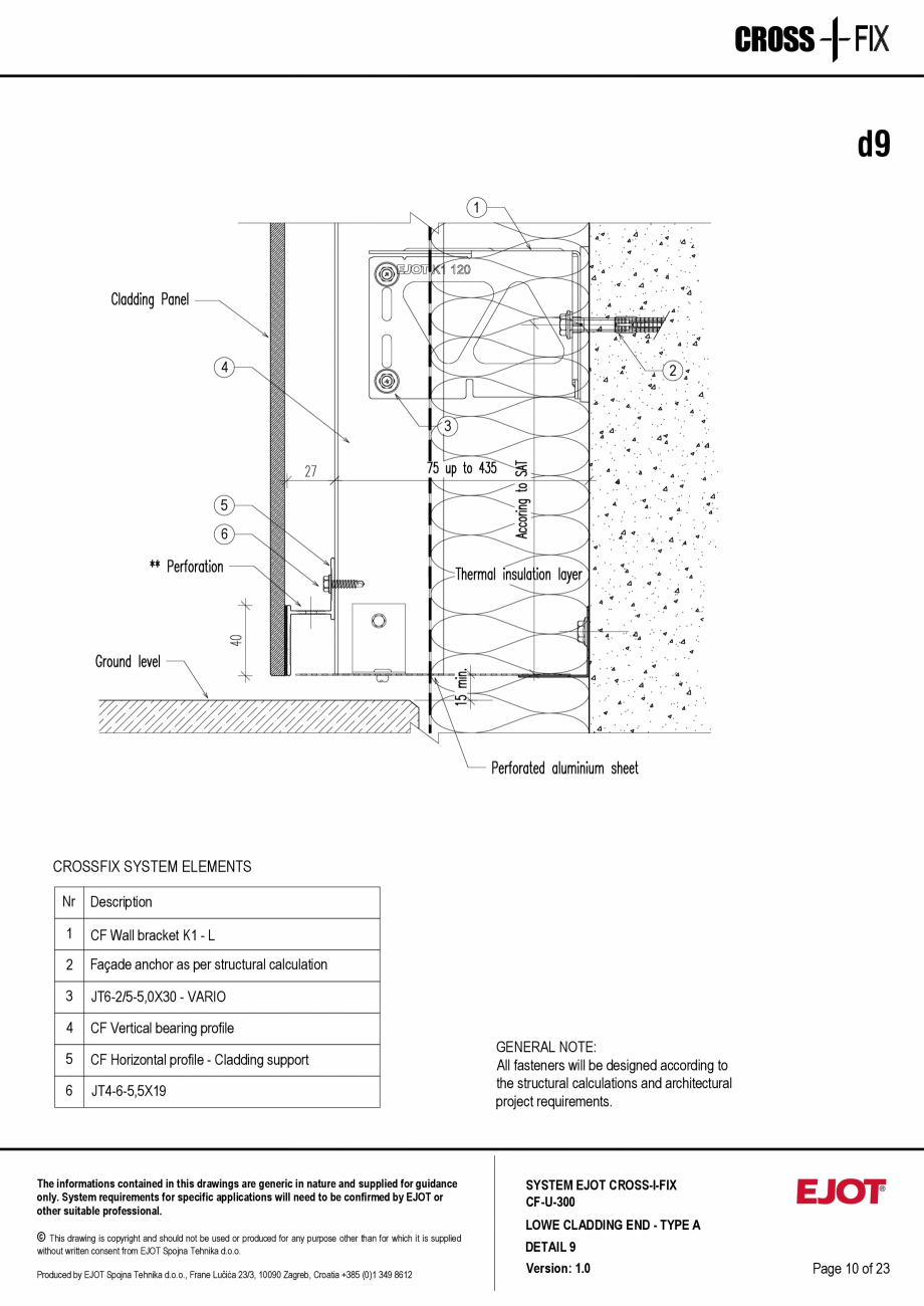 Pagina 11-Consola de inox pentru fatade ventilate CF-U-300 EJOT Crossfix&reg; Fisa tehnica Engleza ect...