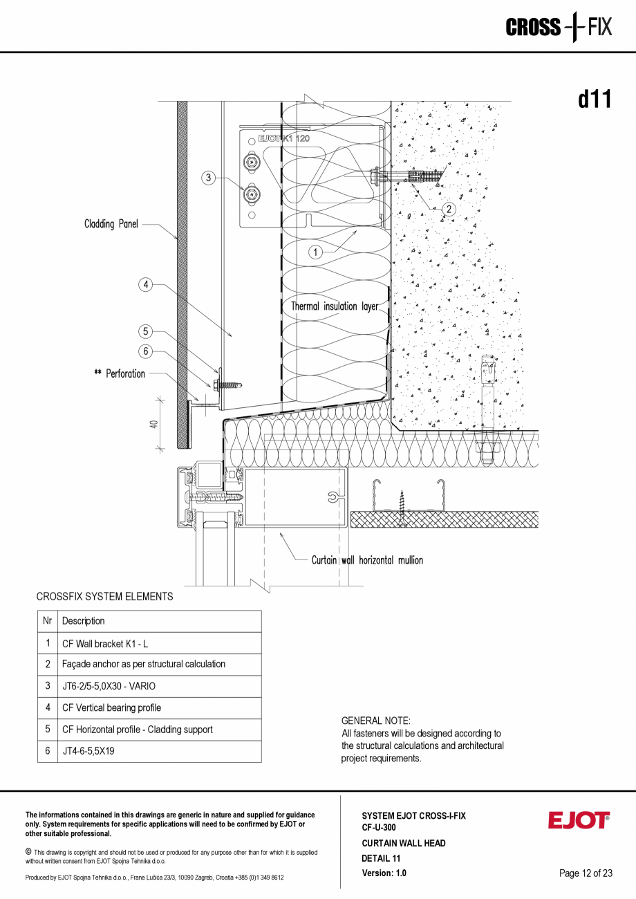 Pagina 13-Consola de inox pentru fatade ventilate CF-U-300 EJOT Crossfix&reg; Fisa tehnica Engleza FIX...