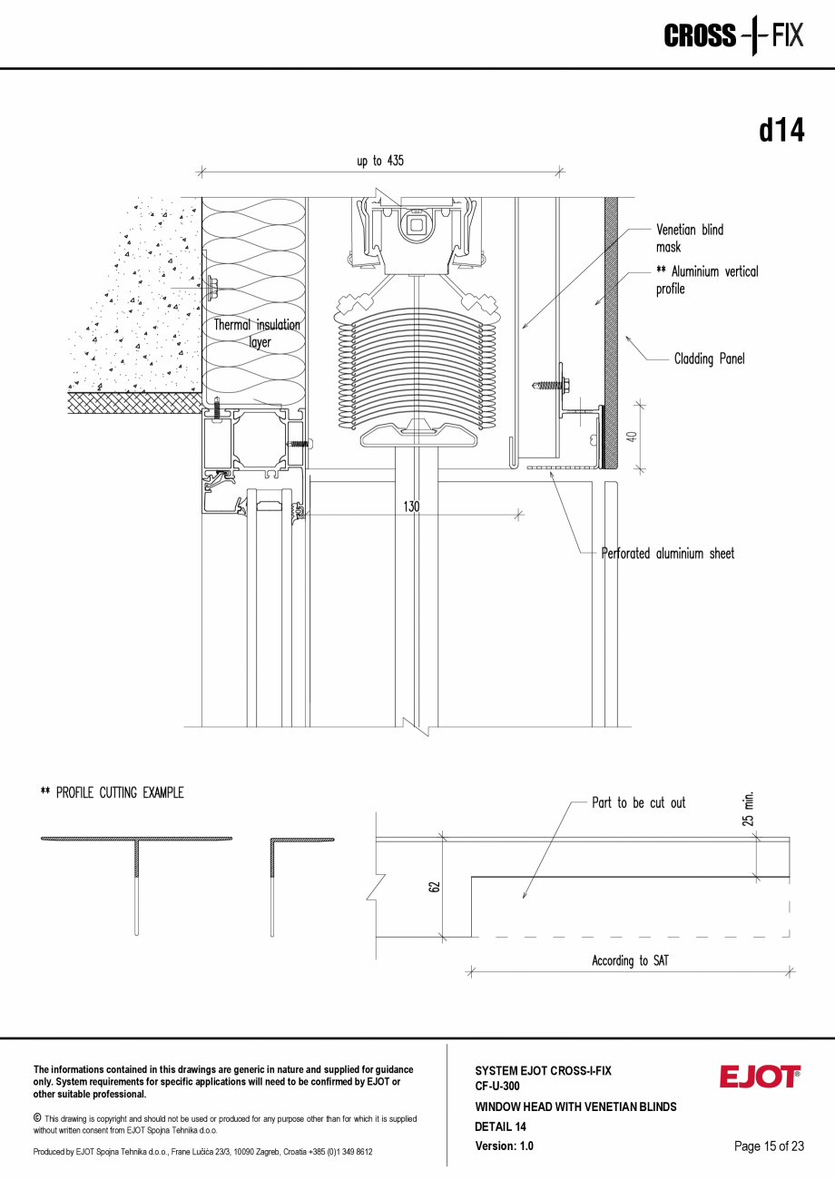 Pagina 16-Consola de inox pentru fatade ventilate CF-U-300 EJOT Crossfix&reg; Fisa tehnica Engleza F...