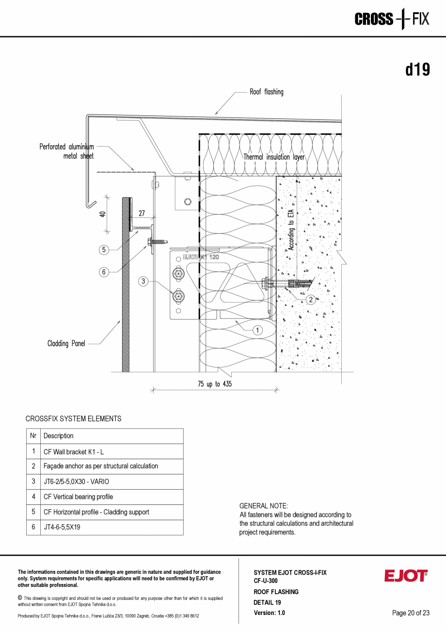Pagina 21-Consola de inox pentru fatade ventilate CF-U-300 EJOT Crossfix&reg; Fisa tehnica Engleza  and...