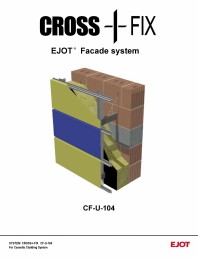 Consola de inox pentru fatade ventilate CF-U-104