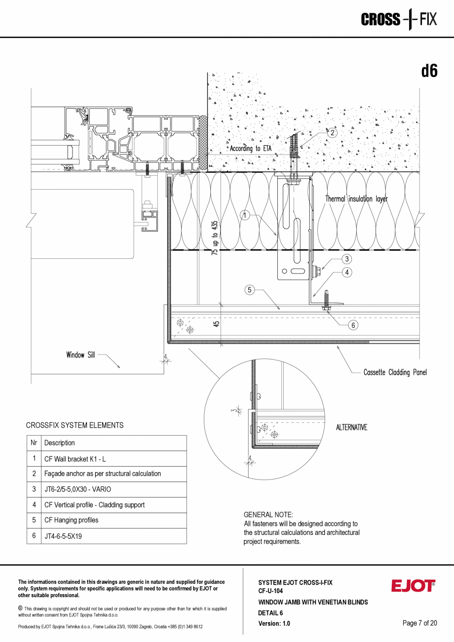 Pagina 8-Consola de inox pentru fatade ventilate CF-U-104 EJOT Crossfix&reg; Fisa tehnica Engleza sent from...