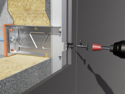 Sistem pentru fixarea placilor de fatada LT-TD (slided point sleeve-grommet) LT-TD Sistem pentru fixarea placilor de