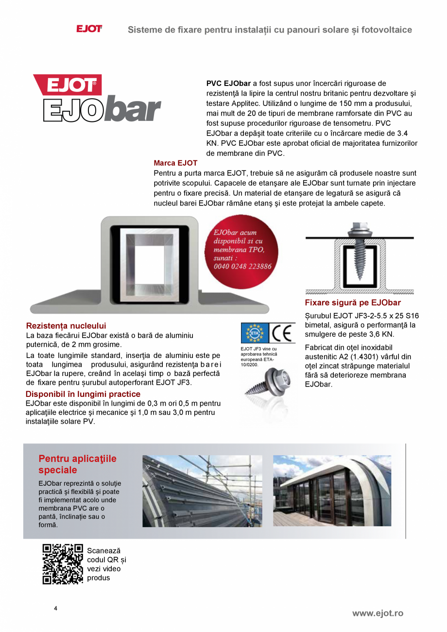 Pagina 4-Elemente de fixare pentru instalații solare și fotovoltaice EJOT  JT3-SB-3-8,0xL, ATB Plus, ORKAN ...