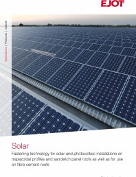 Sisteme de fixare pentru panouri solare pe profile trapezoidale, panouri tip sandwich si acoperisuri din fibrociment