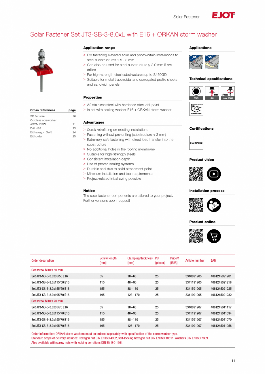 Pagina 11-Sisteme de fixare pentru panouri solare pe profile trapezoidale, panouri tip sandwich si acoperisuri...