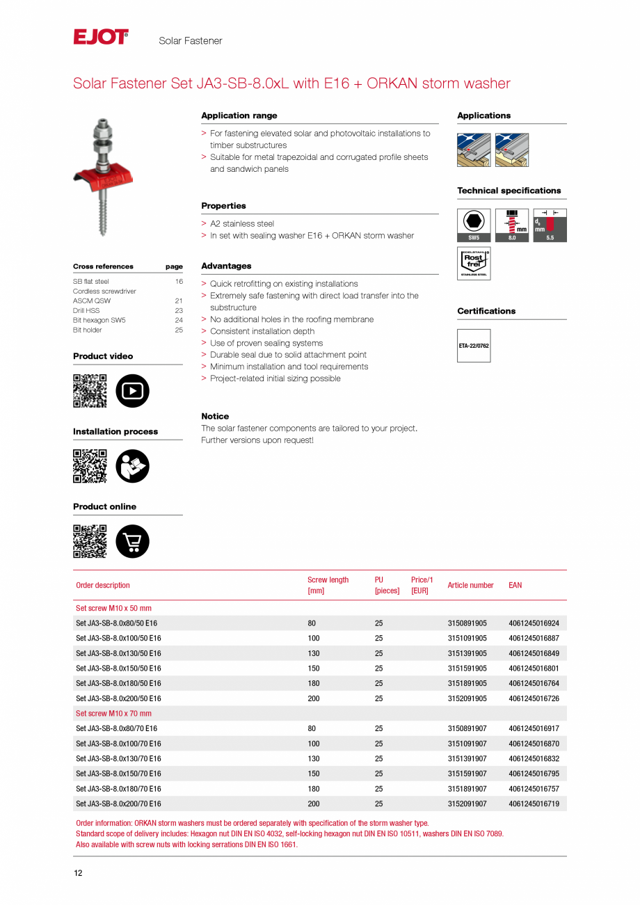 Pagina 12-Sisteme de fixare pentru panouri solare pe profile trapezoidale, panouri tip sandwich si acoperisuri...