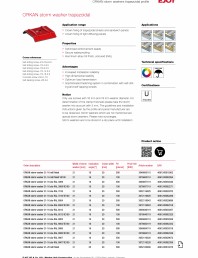 Fisa tehnica calotă din aluminiu pentru profile trapezoidale și panouri tip sandwich