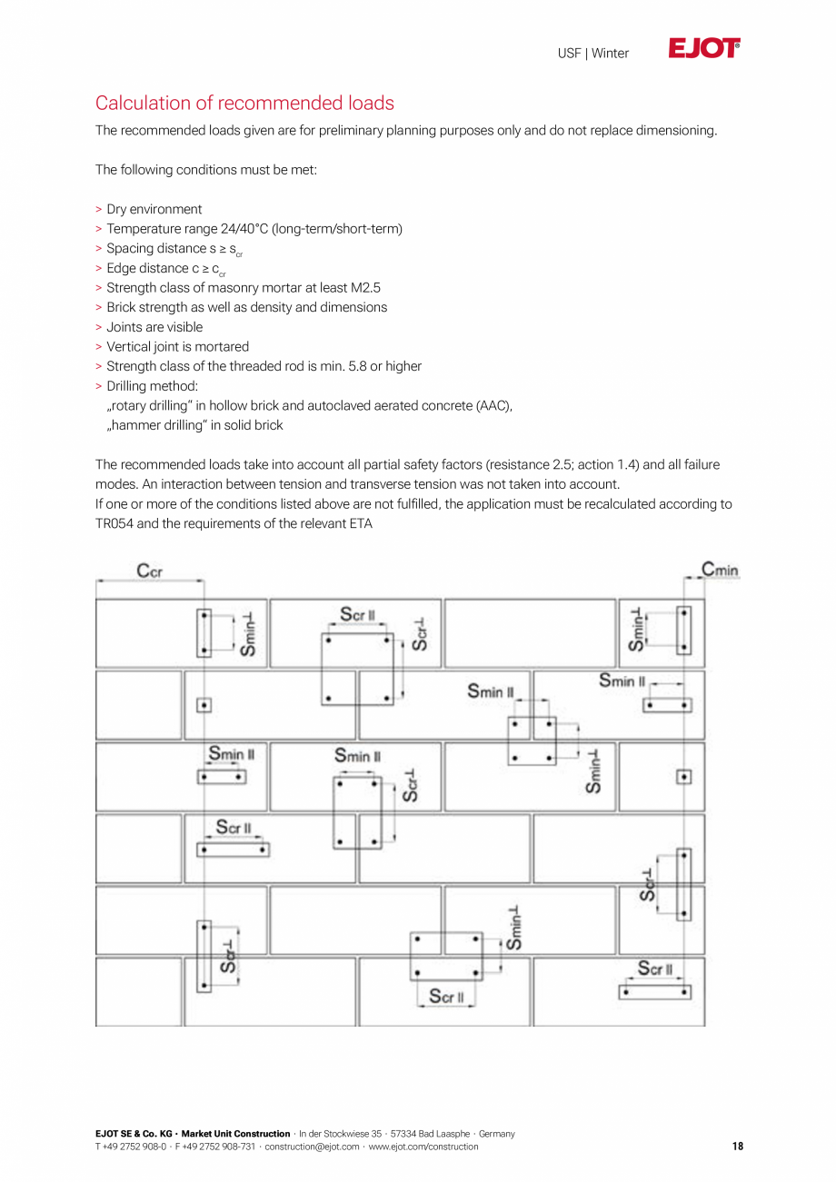 Pagina 18-Detalii tehnice mortar chimic USF/ USF Winter EJOT Multifix USF Catalog, brosura Engleza 
9.1

13.7
...