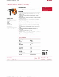 Ffisa tehnica ciocan rotopercutor fără fir