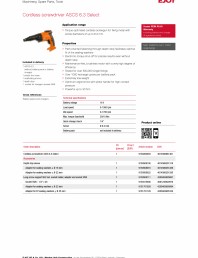 Fisa tehnica surubelniță metalică fără fir