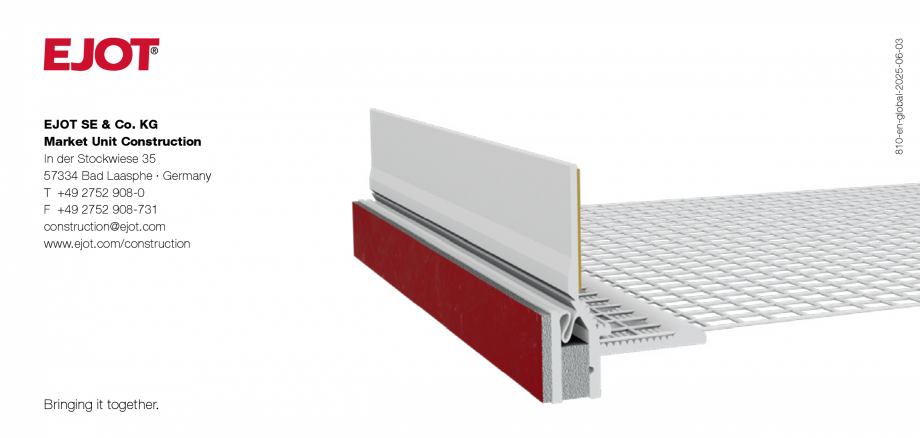 Pagina 4-Profil de conexiune pentru fereastră cu plasă EJOT PRO GAP GIGA FLEX Catalog, brosura Engleza 