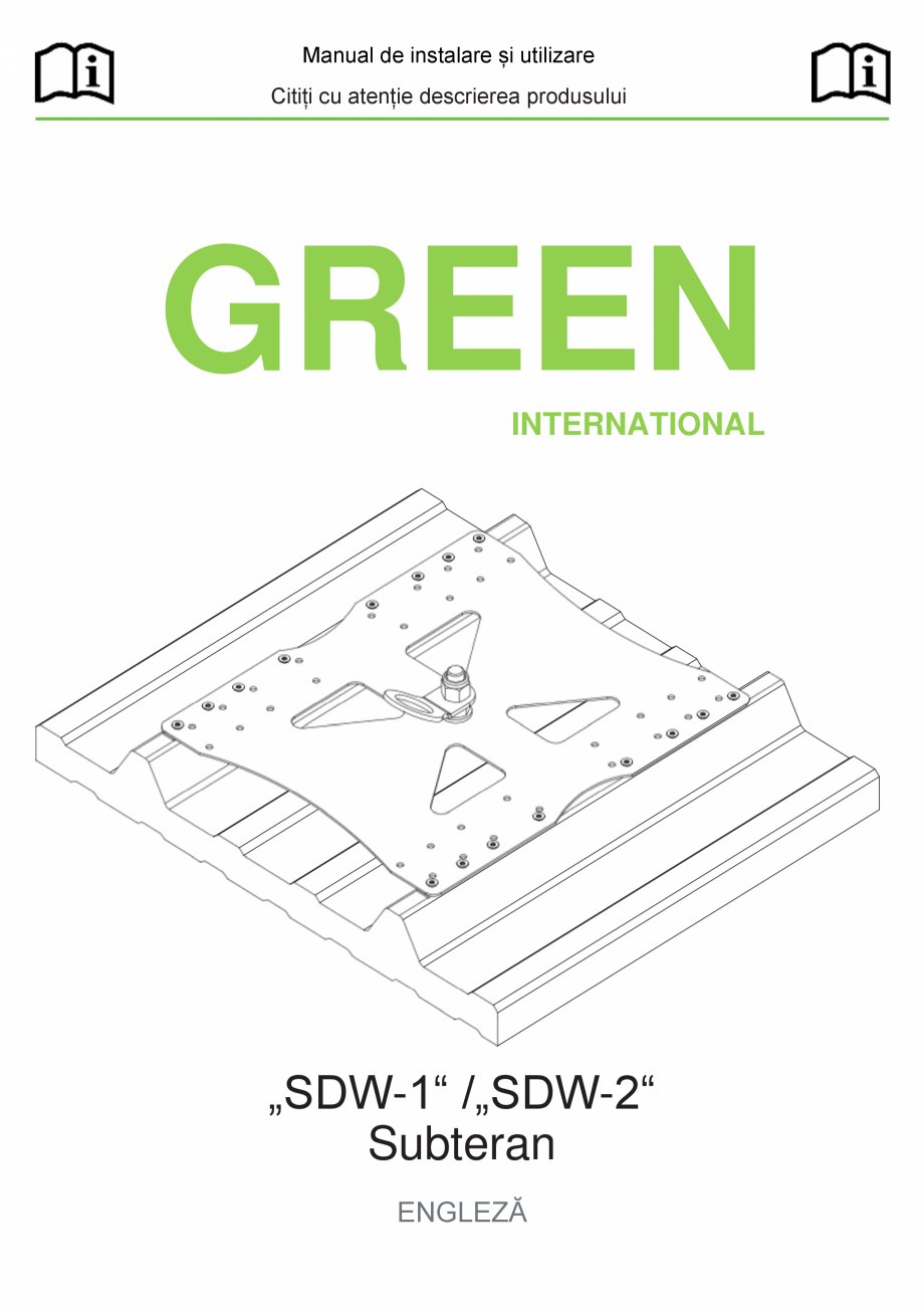 Pagina 1-Fisa tehnica sistem siguranta SDW-1/ SDW-2 GRUN Fisa tehnica Romana Manual de instalare și...