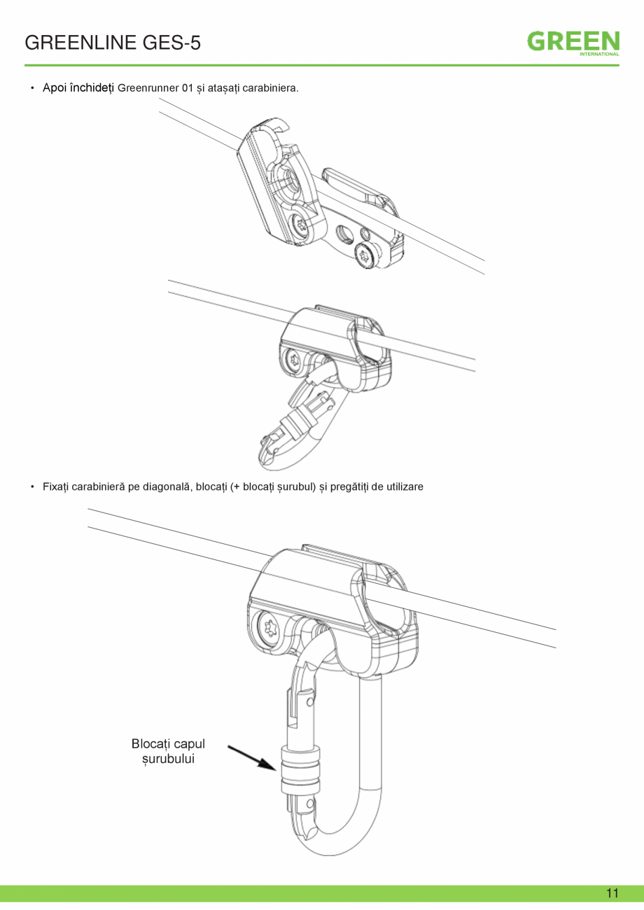 Pagina 11-Fisa tehnica sistem siguranta Greenline GES-5 GRUN Fisa tehnica Romana u trebuie să vină în...