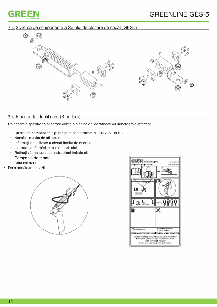 Pagina 14-Fisa tehnica sistem siguranta Greenline GES-5 GRUN Fisa tehnica Romana prevenire”
BGV C22BG Bau...