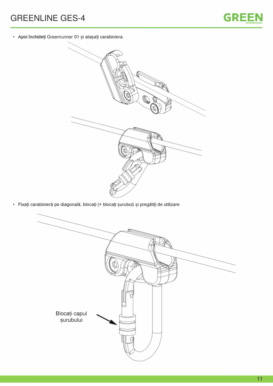 Pagina 11-Fisa tehnica sistem siguranta Greenline GES-4 GRUN Fisa tehnica Romana ructură trebuie documentată...