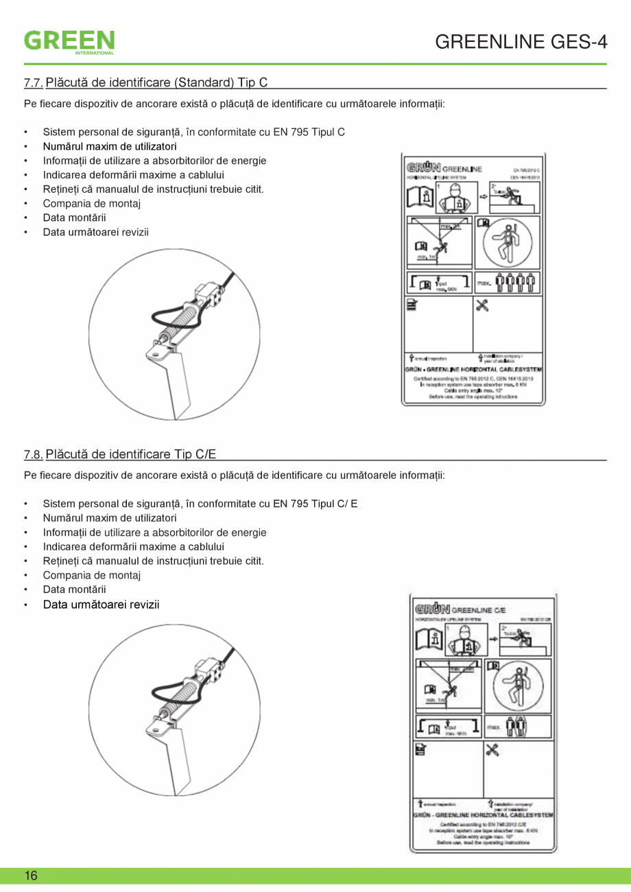 Pagina 16-Fisa tehnica sistem siguranta Greenline GES-4 GRUN Fisa tehnica Romana experiență și oferă cea...