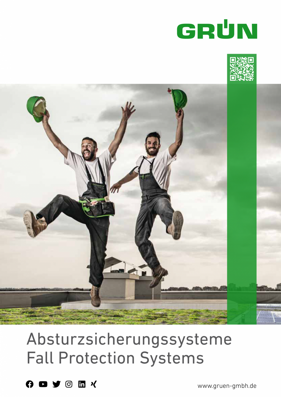 Pagina 1-Catalog sisteme de siguranta pentru acoperisuri GRUN Catalog, brosura Engleza, Germana TOPGRÜN...