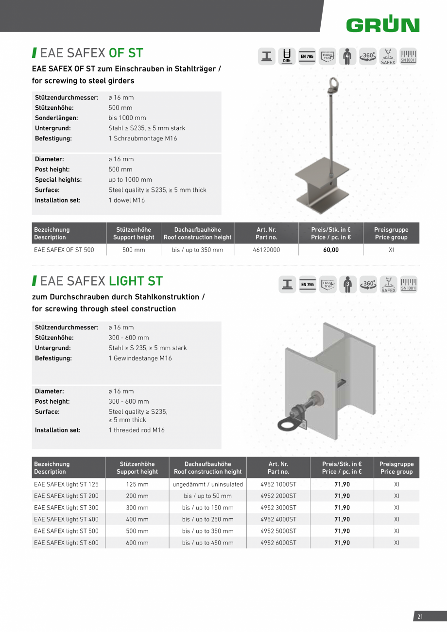 Pagina 21-Catalog sisteme de siguranta pentru acoperisuri GRUN Catalog, brosura Engleza, Germana 0TR

105,00

...
