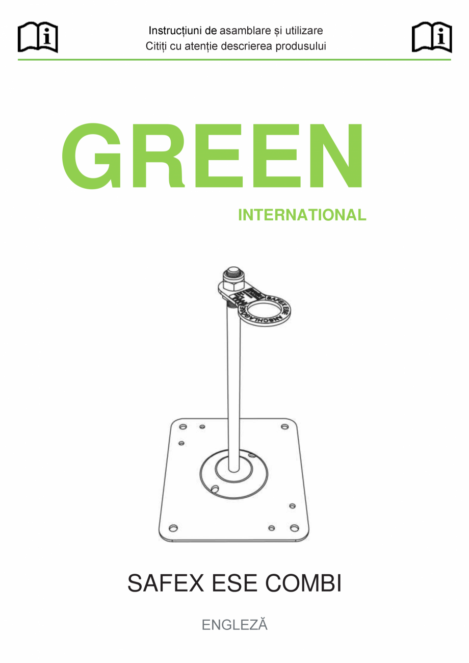 Pagina 1-Fisa tehnica sistem siguranta SAFEX ESE COMBI GRUN Fisa tehnica Romana Instrucțiuni de asamblare...