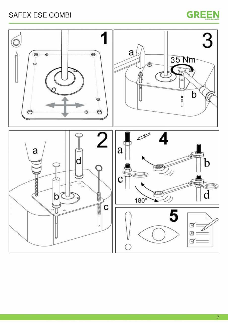 Pagina 7-Fisa tehnica sistem siguranta SAFEX ESE COMBI GRUN Fisa tehnica Romana ru acoperișurile în pantă,...